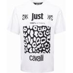 Reduzierte Weiße Just Cavalli T-Shirts für Herren Größe S für den für den Winter 