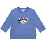 Reduzierte Blaue Langärmelige Steiff Longsleeves für Kinder & Kinderlangarmshirts aus Baumwolle für Jungen Größe 56 