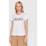 Reduzierte Weiße Liu Jo T-Shirts für Damen Größe S 