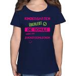 Dunkelblaue shirtracer Emoji Kinder T-Shirts aus Baumwolle Größe 140 
