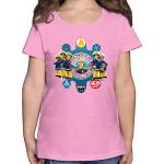 Rosa Motiv shirtracer Feuerwehrmann Sam Printed Shirts für Kinder & Druck-Shirts für Kinder aus Baumwolle für Mädchen Größe 104 