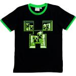 Schwarze Minecraft Kinder T-Shirts aus Baumwolle Größe 116 