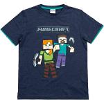 Graue Minecraft Kinder T-Shirts Größe 152 