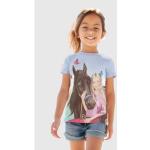 Reduzierte Hellblaue Miss Melody Printed Shirts für Kinder & Druck-Shirts für Kinder aus Jersey für Mädchen Größe 146 