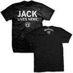 T-Shirt mit Aufdruck Jack Daniel 's, offizielle lizensiert, 261404JD Gr. XXL, schwarz