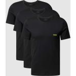Schwarze HUGO BOSS BOSS Black T-Shirts aus Baumwolle für Herren Größe L 3-teilig 