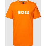 Orange HUGO BOSS Boss Orange T-Shirts aus Baumwolle für Herren Größe L 