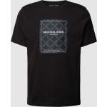 Schwarze Michael Kors T-Shirts aus Baumwolle für Herren Größe L 