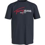 Marineblaue Tommy Hilfiger TOMMY JEANS T-Shirts aus Baumwolle für Herren Größe XS 