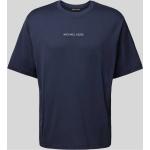 Marineblaue Michael Kors T-Shirts aus Baumwolle für Herren Größe L 