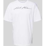 Weiße Karl Kani T-Shirts aus Baumwolle für Herren Größe XS 