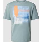 Mintgrüne Unifarbene Tom Tailor T-Shirts aus Baumwolle für Herren Größe 3 XL 