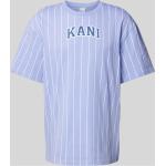 Fliederfarbene Karl Kani T-Shirts aus Baumwolle für Herren Größe XS 