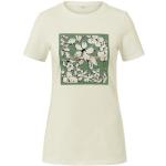 Reduzierte Cremefarbene TCHIBO Bio Nachhaltige T-Shirts aus Baumwolle für Damen Größe XS 
