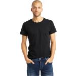 Schwarze Gestreifte Bruno Banani T-Shirts aus Baumwolle Größe S für den für den Sommer 