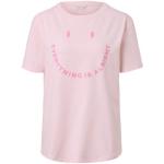 Reduzierte Pinke TCHIBO T-Shirts aus Jersey für Damen Größe S 
