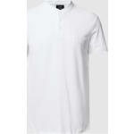 Weiße Armani Exchange Stehkragen T-Shirts für Herren Größe XL 