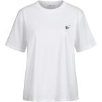 Reduzierte Weiße Bestickte CLOSED T-Shirts aus Baumwolle für Damen 