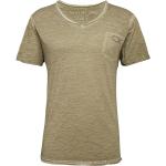 Grüne Key Largo V-Ausschnitt Shirts mit Tasche aus Jersey für Herren Größe XXL 