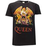 Schwarze Queen T-Shirts für Herren Größe XL 