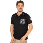 Reduzierte Schwarze Langärmelige Almgwand T-Shirts für Herren Größe L 