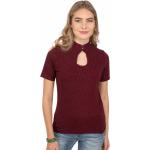 Bordeauxrote Hangowear T-Shirts aus Baumwolle für Damen Größe 3 XL 