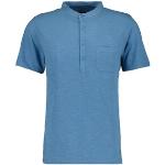 Reduzierte Blaue RAGMAN Henleykragen Shirts mit Tasche für Herren Größe XL 