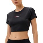 Schwarze Reebok T-Shirts für Damen Größe M 