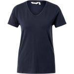 Reduzierte Mitternachtsblaue B.YOUNG V-Ausschnitt T-Shirts aus Jersey für Damen Größe XS Große Größen 