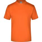 Dunkelorange Elegante James & Nicholson T-Shirts aus Baumwolle für Herren Größe M 