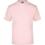 Rosa Elegante James & Nicholson T-Shirts aus Baumwolle für Herren Größe XXL 