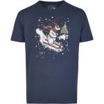 T-Shirt - Rundhals - Weihnachten - dunkelblau Marvelis