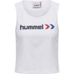 Reduzierte Weiße Hummel U-Ausschnitt T-Shirts mit Insekten-Motiv aus Jersey Cropped für Damen Übergrößen für den für den Sommer 