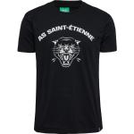 T-Shirt S/S Asse Fan As Saint Etienne Tee in BLACK