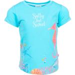 T-Shirt S/S Pri. Glitt. Seahorse in turquoise