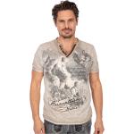 Beige Hangowear T-Shirts aus Baumwolle für Herren Größe 4 XL 