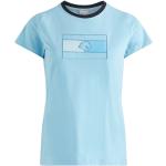 Hellblaue Tommy Hilfiger Rundhals-Ausschnitt T-Shirts aus Baumwolle für Herren Größe M 