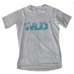 T-Shirt Surf Shirt Funktionsshirt Touch Of Skin Weiss Türkis Schriftzug 38 / M