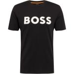 Schwarze HUGO BOSS Boss Orange T-Shirts aus Jersey für Herren Größe 4 XL Große Größen 