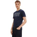 Reduzierte Dunkelblaue Tom Tailor T-Shirts für Herren Größe M 