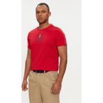 Reduzierte Rote Tommy Hilfiger T-Shirts für Herren Größe 3 XL 
