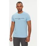 Reduzierte Blaue Tommy Hilfiger T-Shirts für Herren Größe S 