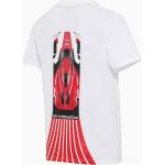 Weiße Porsche Design Porsche T-Shirts aus Jersey für Herren Größe M 