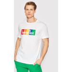 Reduzierte Weiße United Colors of Benetton T-Shirts für Herren Größe S 