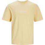 Gelbe Jack & Jones T-Shirts ohne Verschluss aus Jersey für Herren 