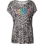 Reduzierte Silbergraue Animal-Print Key Largo T-Shirts aus Jersey für Damen Größe XS Große Größen 