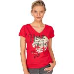 Reduzierte Rote Hangowear T-Shirts aus Baumwolle für Damen Größe M 