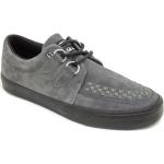 T.U.K A9528 VLK D 2 Ring Creeper Sneaker Grey Suede