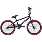 T&Y Trade BMX-Rad »20" 20 ZOLL BMX Freestyle Kinderfahrrad Kinder Jungen Jugend Mädchen Fahrrad Bike Rad 360 ROTOR Pegs ROCK Schwarz Rot«, 1 Gang