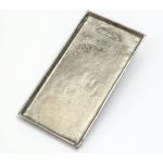 Silberne Rechteckige Serviertabletts aus Aluminium 